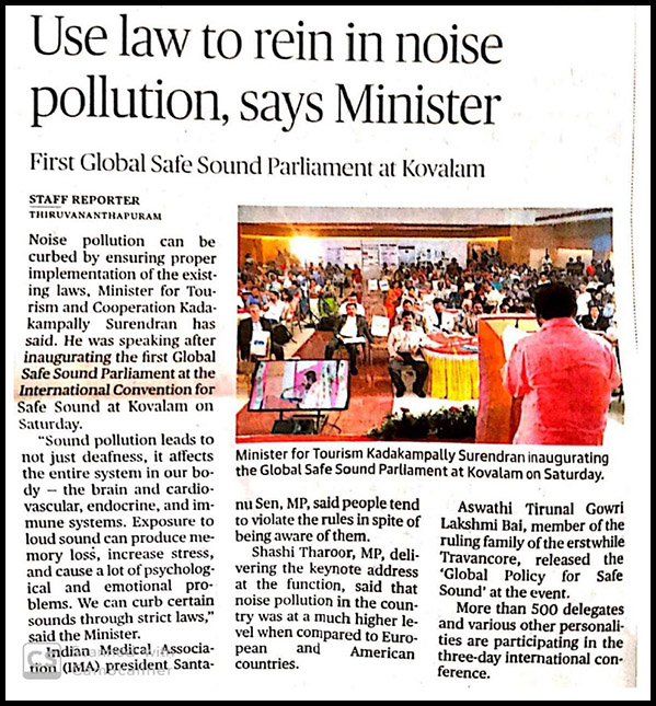 article on noise pollution